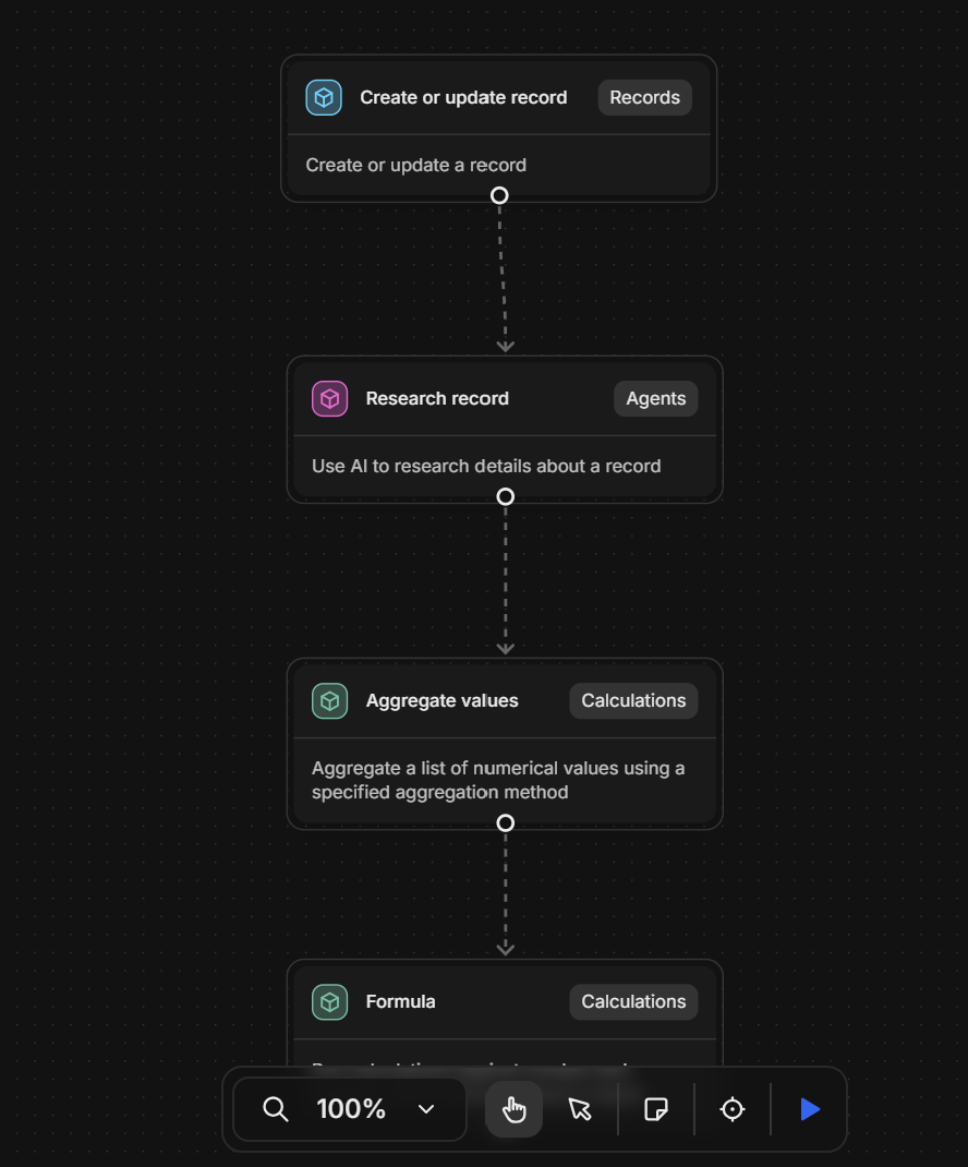 AI Workflow Automation Interface